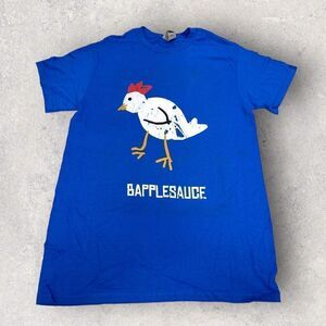 Bapplesauce Men’s Royal Blue Short Sleeve Graphic Tee Size Small